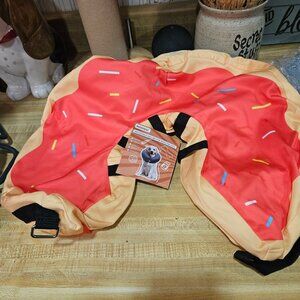 Inflatable Donut Collar For Dogs sz L Fun Sprinkles Design Recovery Aid MIDOG